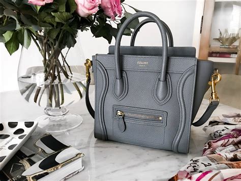 celine bag micro size|Celine luggage nano.